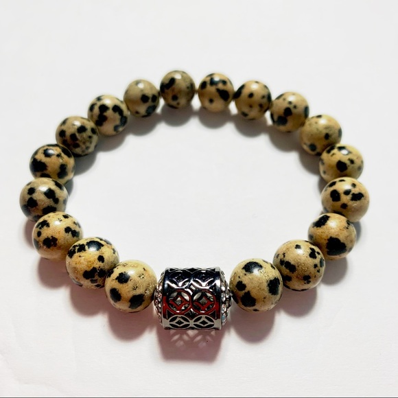 Semiprecious Jasper Stone Bracelet NWT - Picture 3 of 8